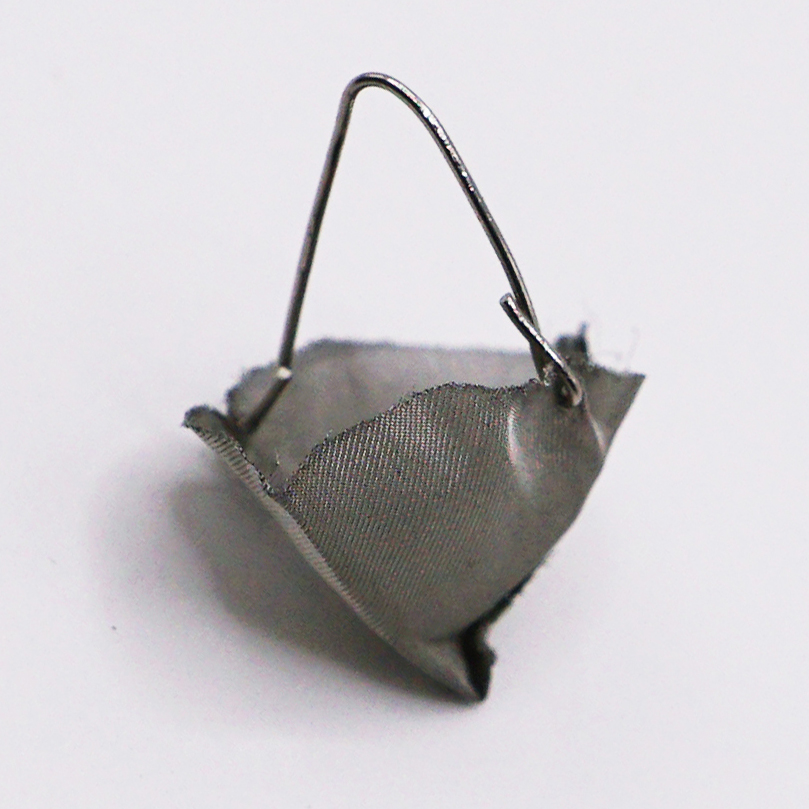 10mm Meshed Stainless Steel Sample Pan - Single