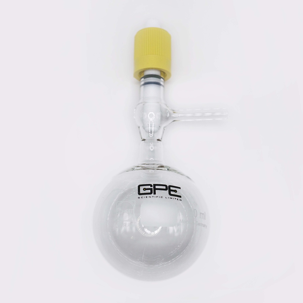 Flask CSB/250ml with 6mm Sidearm for DVS Vacuum